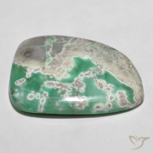 Variscite Vert clair naturelle Fantaisie, 49.59 ct, Opaque