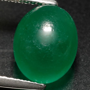 Verdite vert naturelle transparent, 3,08 ct, transparent / translucide