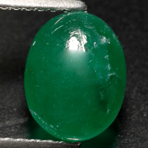 Verdite vert naturelle transparent, 1,91 ct, transparent / translucide