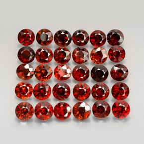 Achetez naturel ct orange zircon gems, coupe roude, en provenance cambodge chez gemselect. en stock, livraison internationale!