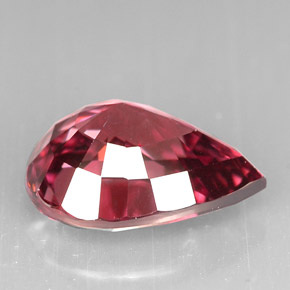 Zircon rose naturelle en forme de poire, 5,50 ct, VS