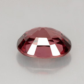 Zircon rose naturelle coupe ovale, 4,79 ct, VVS-VS