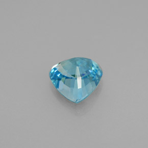 Zircon bleue naturelle trillion, 1,61 ct, VVS-VS