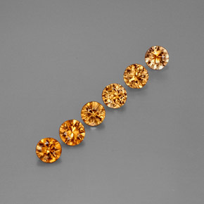 Achetez naturel ct orange zircon gems, coupe roude, en provenance cambodge chez gemselect. en stock, livraison internationale!