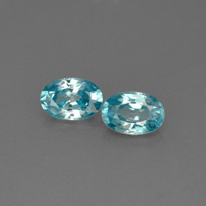 Achetez naturel ct bleue zircon gems, coupe ovale, en provenance cambodge chez gemselect. en stock, livraison internationale!