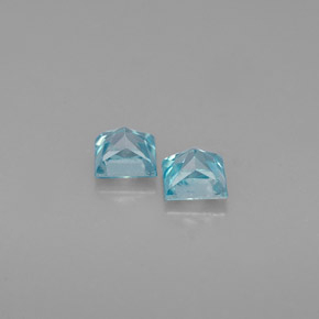 Achetez naturel ct bleue zircon gems, carré, en provenance cambodge chez gemselect. en stock, livraison internationale!