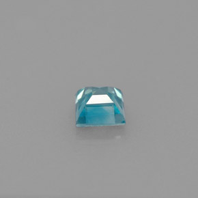 Zircon bleue naturelle carré, 0,73 ct, VS