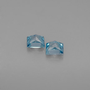 Achetez naturel ct bleue zircon gems, carré, en provenance cambodge chez gemselect. en stock, livraison internationale!