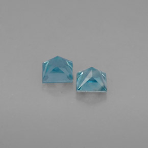 Achetez naturel ct bleue zircon gems, carré, en provenance cambodge chez gemselect. en stock, livraison internationale!