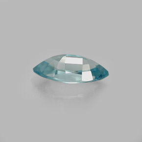 Zircon bleue naturelle marquise, 1,24 ct, VVS