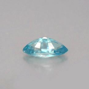 Zircon bleue naturelle marquise, 0,72 ct, VVS