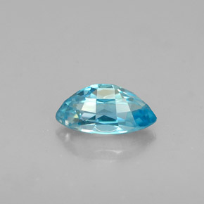 Zircon bleue naturelle marquise, 0,78 ct, VVS