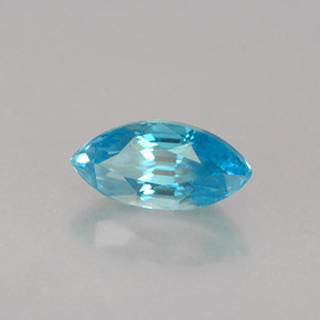 Zircon Bleu naturelle Marquise, 0.70 ct, VVS