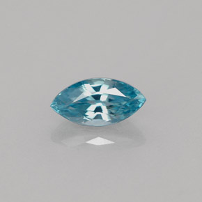 Zircon bleue naturelle marquise, 1,14 ct, VVS