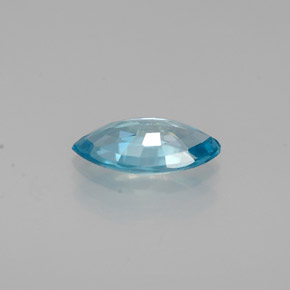 Zircon bleue naturelle marquise, 0,53 ct, VS