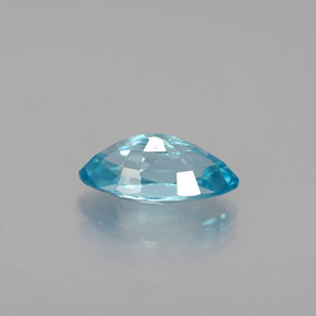 Zircon bleue naturelle marquise, 0,68 ct, VVS