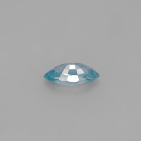 Zircon bleue naturelle marquise, 0,59 ct, VVS-VS