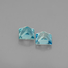 Achetez naturel ct bleue zircon gems, carré, en provenance cambodge chez gemselect. en stock, livraison internationale!