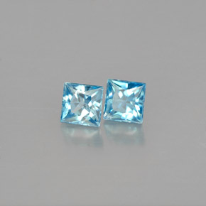 Achetez naturel ct bleue zircon gems, carré, en provenance cambodge chez gemselect. en stock, livraison internationale!