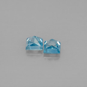 Achetez naturel ct bleue zircon gems, carré, en provenance cambodge chez gemselect. en stock, livraison internationale!