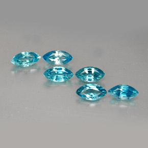 Achetez naturel ct bleue zircon gems, marquise, en provenance cambodge chez gemselect. en stock, livraison internationale!