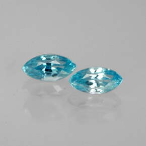 Achetez naturel ct bleue zircon gems, marquise, en provenance cambodge chez gemselect. en stock, livraison internationale!
