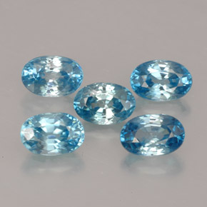 Achetez naturel ct bleue zircon gems, coupe ovale, en provenance cambodge chez gemselect. en stock, livraison internationale!