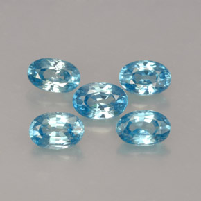 Achetez naturel ct bleue zircon gems, coupe ovale, en provenance cambodge chez gemselect. en stock, livraison internationale!