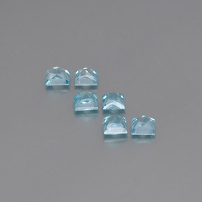 Achetez naturel ct bleue zircon gems, carré, en provenance cambodge chez gemselect. en stock, livraison internationale!