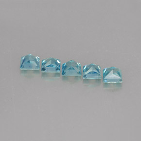 Achetez naturel ct bleue zircon gems, carré, en provenance cambodge chez gemselect. en stock, livraison internationale!