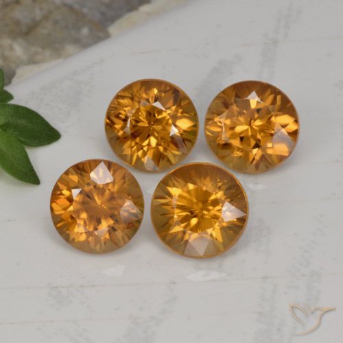 4.58ctw Naturel Orange brun Zircon, Tour, VVS
