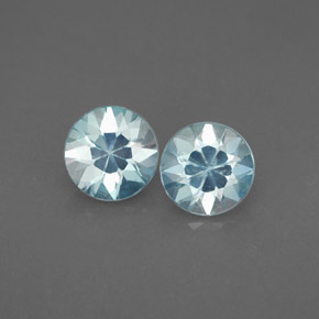 Achetez naturel ct bleue zircon gems, coupe roude, en provenance cambodge chez gemselect. en stock, livraison internationale!