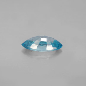 Zircon bleue naturelle marquise, 1,70 ct, VS