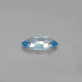 Zircon bleue naturelle marquise, 1,47 ct, VVS-VS