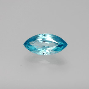 Zircon Bleu naturelle Marquise, 1.87 ct, VVS-VS