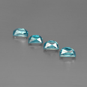 Achetez naturel ct bleue zircon gems, taille émeraude, en provenance cambodge chez gemselect. en stock, livraison internationale!