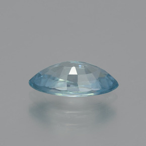 Zircon bleue naturelle marquise, 1,86 ct, VVS
