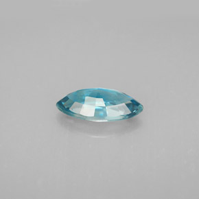 Zircon bleue naturelle marquise, 1,73 ct, VVS-VS