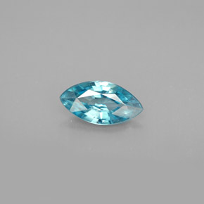 Zircon bleue naturelle marquise, 1,24 ct, VS