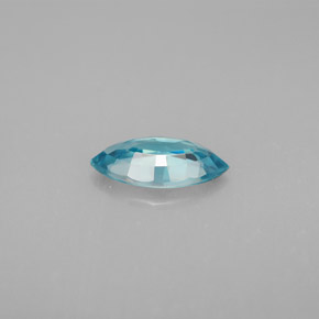 Zircon bleue naturelle marquise, 1,44 ct, VVS