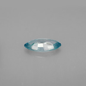 Zircon bleue naturelle marquise, 1,42 ct, VVS