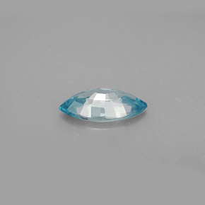Zircon bleue naturelle marquise, 1,36 ct, VVS