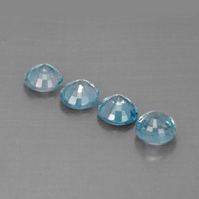 Achetez naturel 2,36ct bleue zircon gems, coupe roude, en provenance cambodge chez gemselect. en stock, livraison internationale!