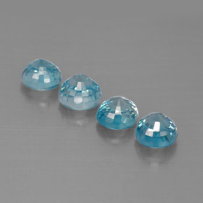 Achetez naturel ct bleue zircon gems, coupe roude, en provenance cambodge chez gemselect. en stock, livraison internationale!
