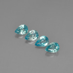 Achetez naturel ct bleue zircon gems, en forme de poire, en provenance cambodge chez gemselect. en stock, livraison internationale!