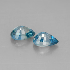 Achetez naturel ct bleue zircon gems, en forme de poire, en provenance cambodge chez gemselect. en stock, livraison internationale!