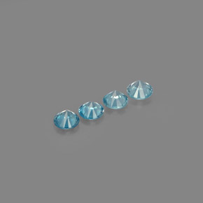 Achetez naturel ct bleue zircon gems, coupe roude, en provenance cambodge chez gemselect. en stock, livraison internationale!