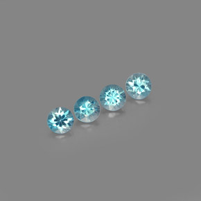 Achetez naturel ct bleue zircon gems, coupe roude, en provenance cambodge chez gemselect. en stock, livraison internationale!
