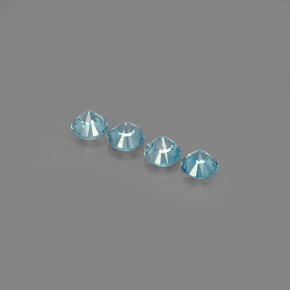 Achetez naturel ct bleue zircon gems, coupe roude, en provenance cambodge chez gemselect. en stock, livraison internationale!