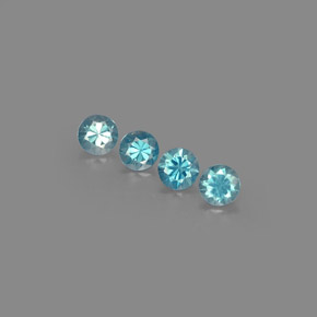 Achetez naturel ct bleue zircon gems, coupe roude, en provenance cambodge chez gemselect. en stock, livraison internationale!